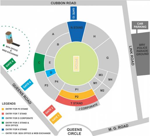 M Chinnaswamy Stadium - Royal Challengers Bangalore Tickets